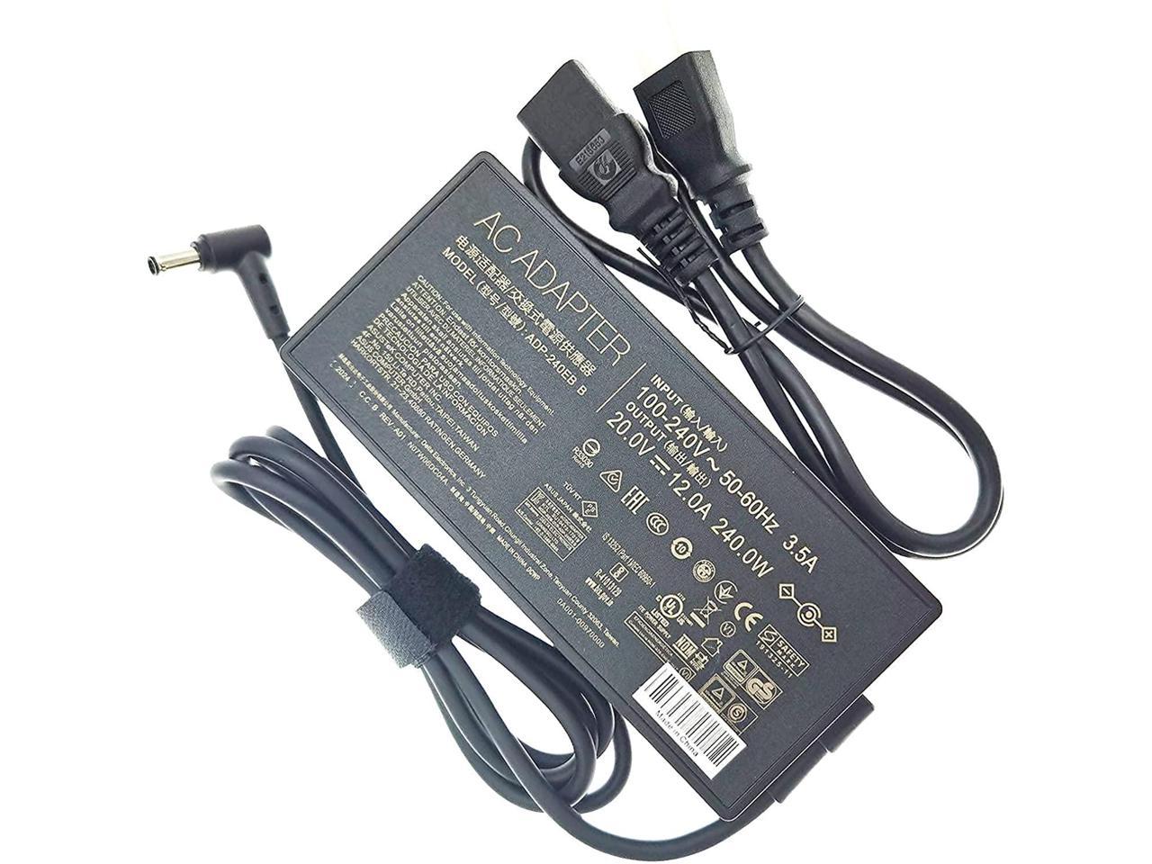 New Compatible With ASUS ADP-240EB B 20V 12A 240W 6.0 X 3.7mm AC ...