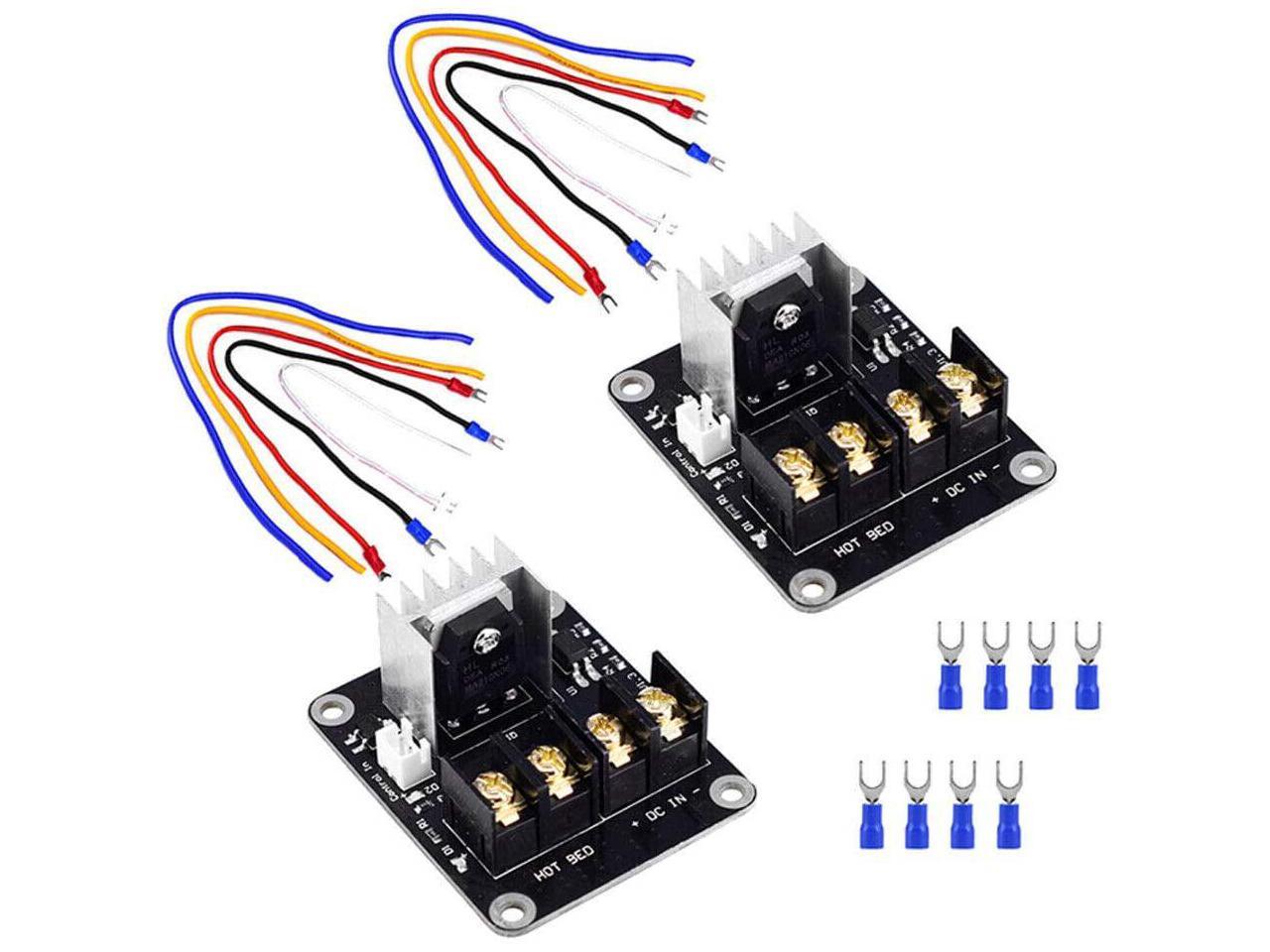 2pcs ANET A8 MOSFET Board Upgrade 3D Printer Heated Bed Power Module i3 sdsrfefr 