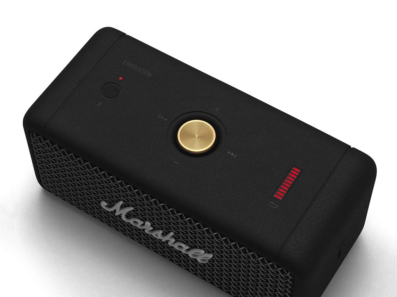 Marshall Emberton Portable Bluetooth Speaker, Black - Newegg.com