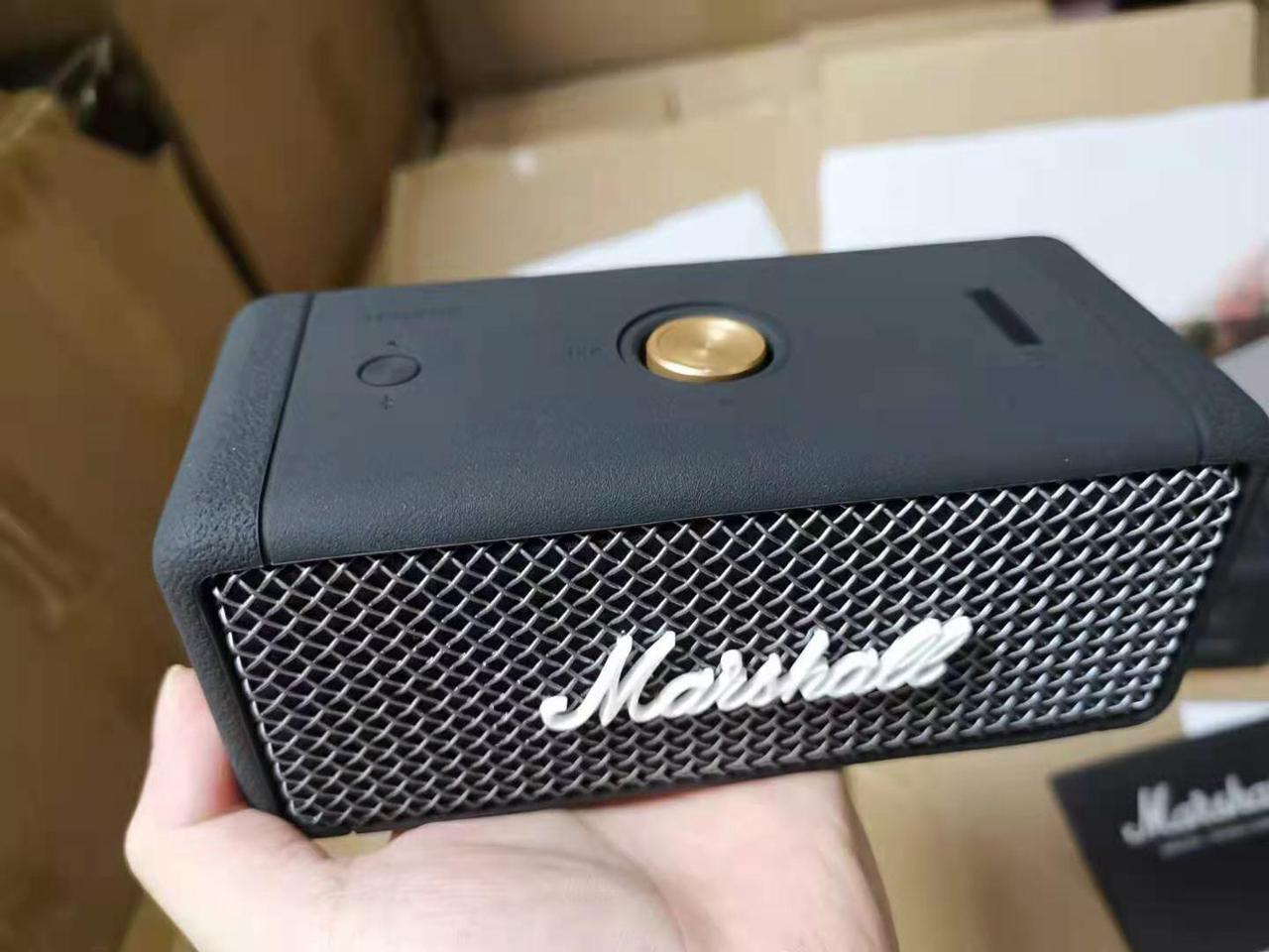 Marshall Emberton Portable Bluetooth Speaker, Black