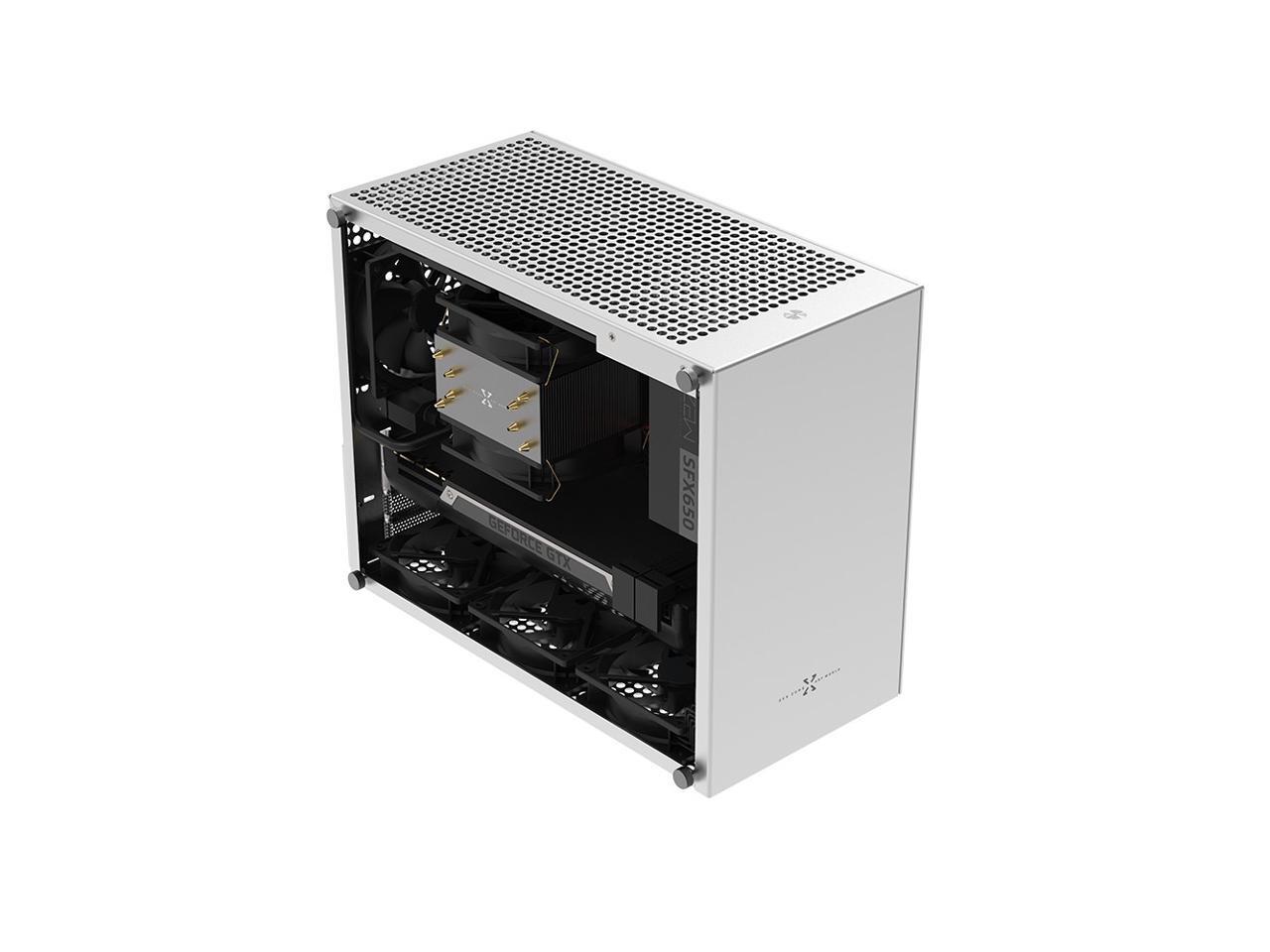 MATX Computer Case ZZAW C2, Support MATX ITX Motherboard ATX SFXL SFX Power Supply, Long