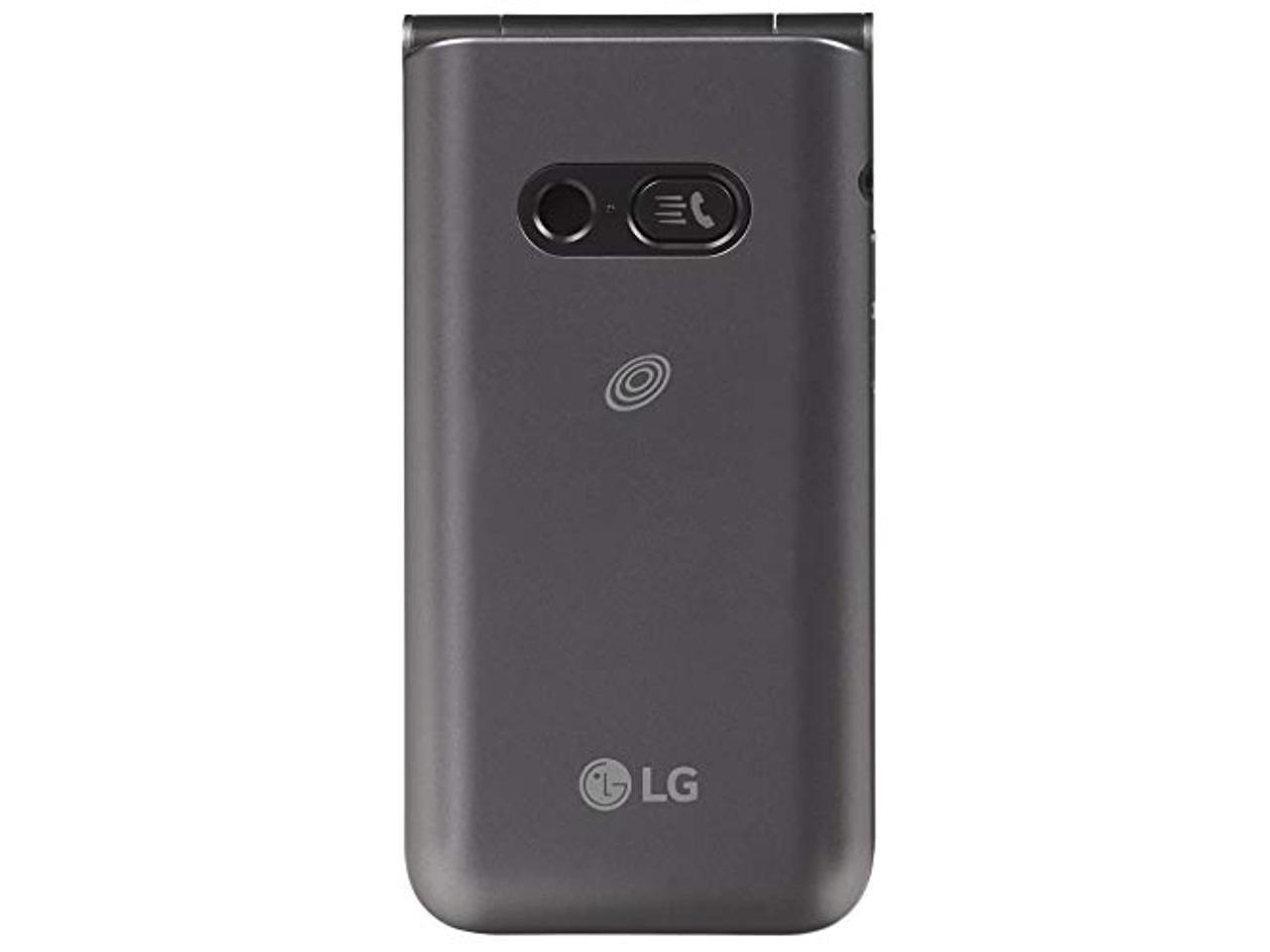 TracFone Carrier-Locked LG Classic Flip 4G LTE Prepaid Flip Phone ...