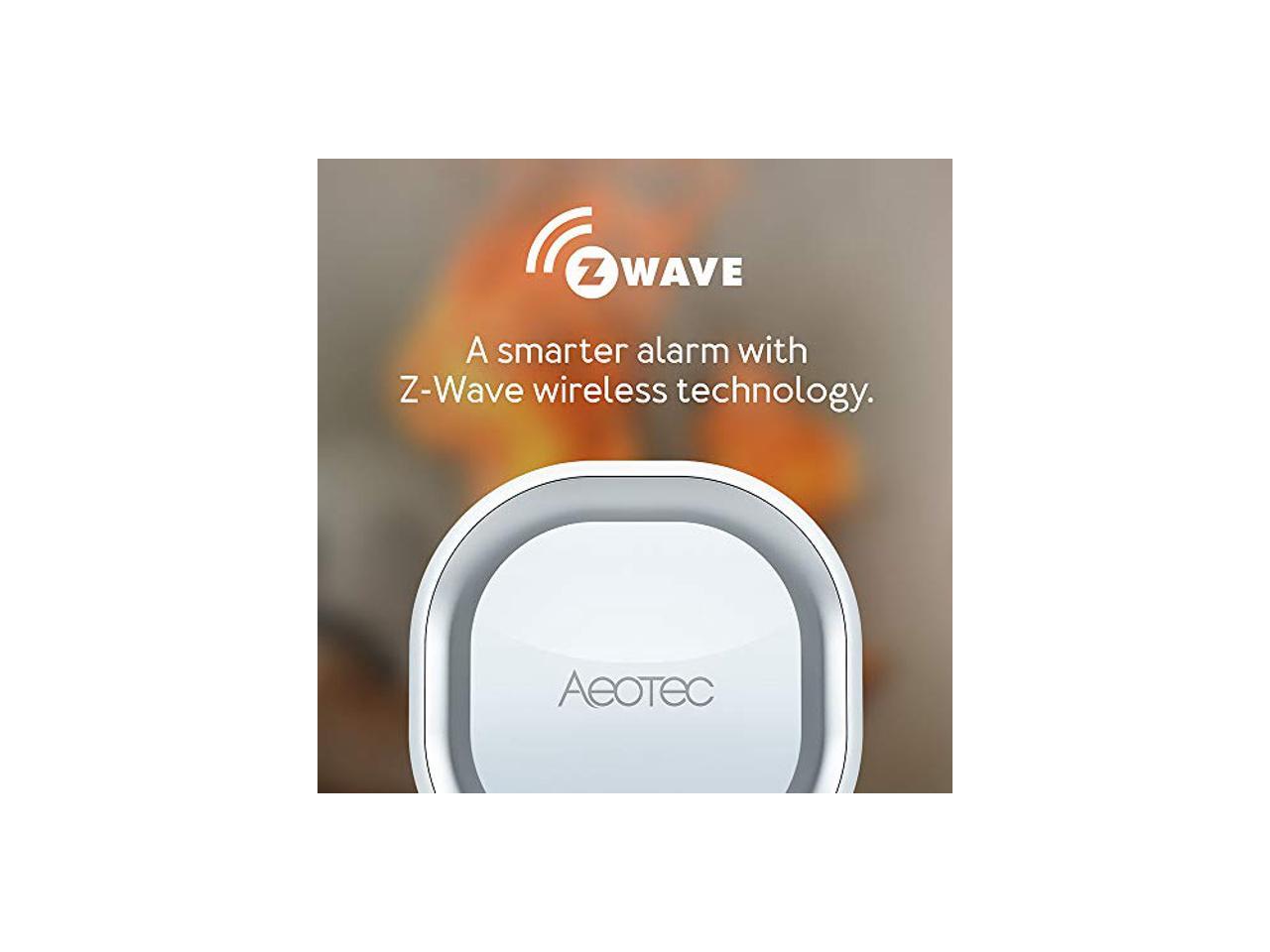 Aeotec Siren 6, ZWave Plus S2 Enabled Zwave Siren Safety Speaker, Wall
