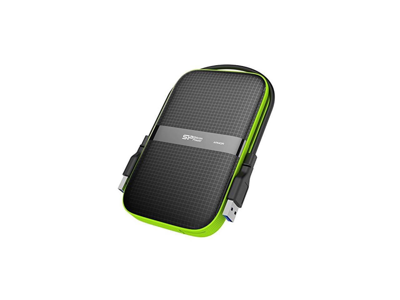 Silicon Power Armor A60 2TB USB 3.0 Rugged Shockproof & Water-resistant External 