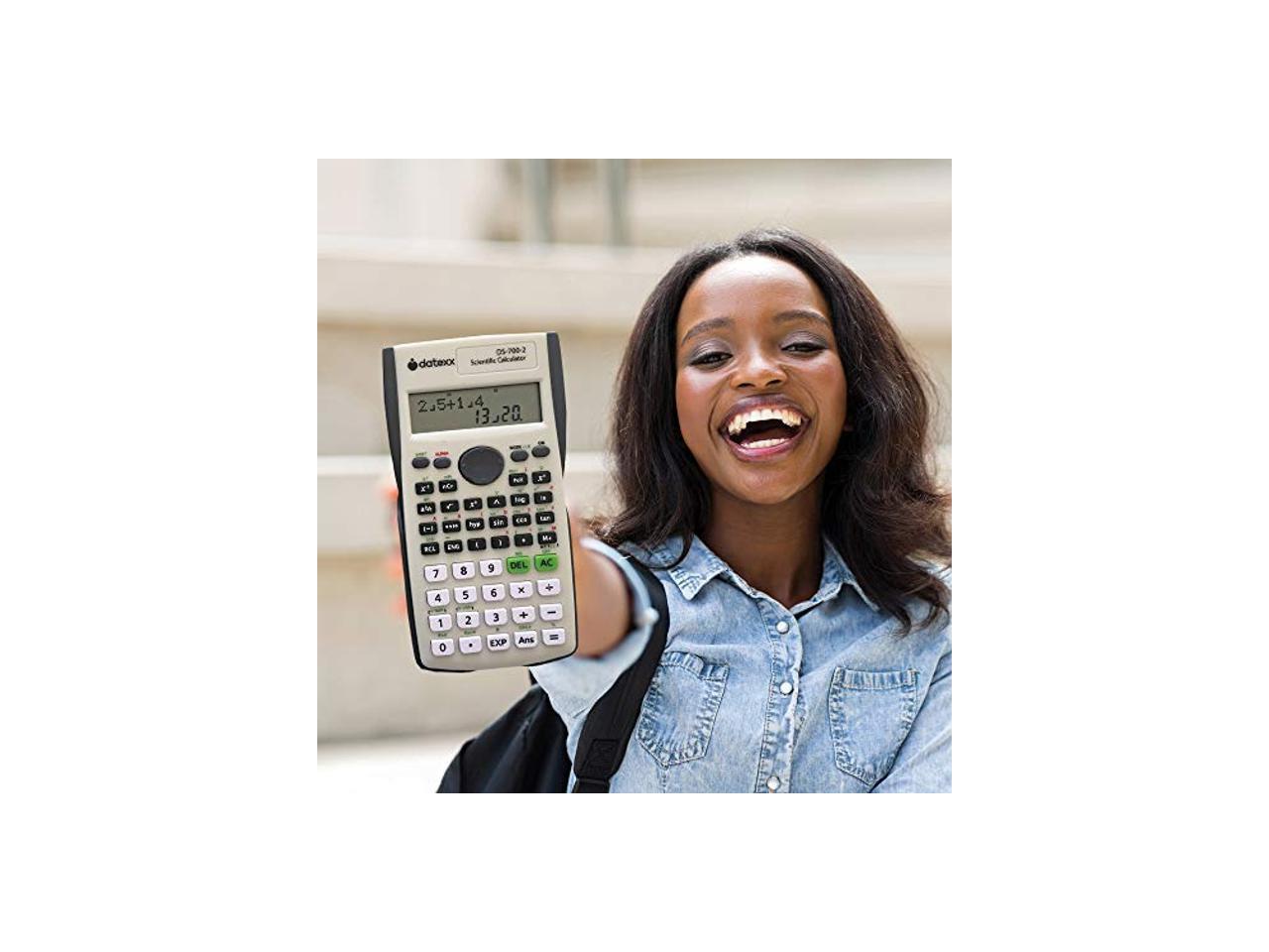 Datexx DS-7002 Two Line Scientific Calculator 200 functions for Scientific and Algebraic Calculation 