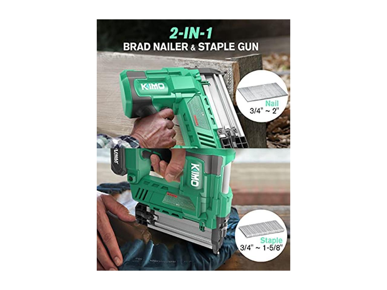 KIMO 20V 18 Gauge Cordless Brad Nailer 