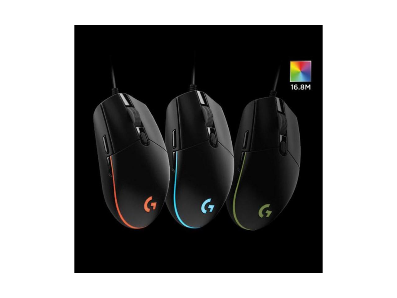 Logitech G102 Light Sync Gaming Mouse with Customizable RGB Lighting, 6