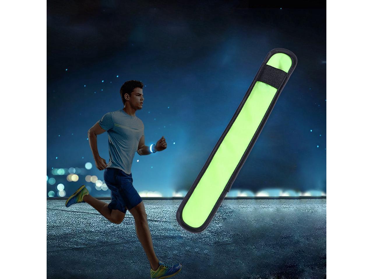 Nylon LED Wrist Band Light-emitting Armband Sport Flash Safety Warning LED Lumin 
