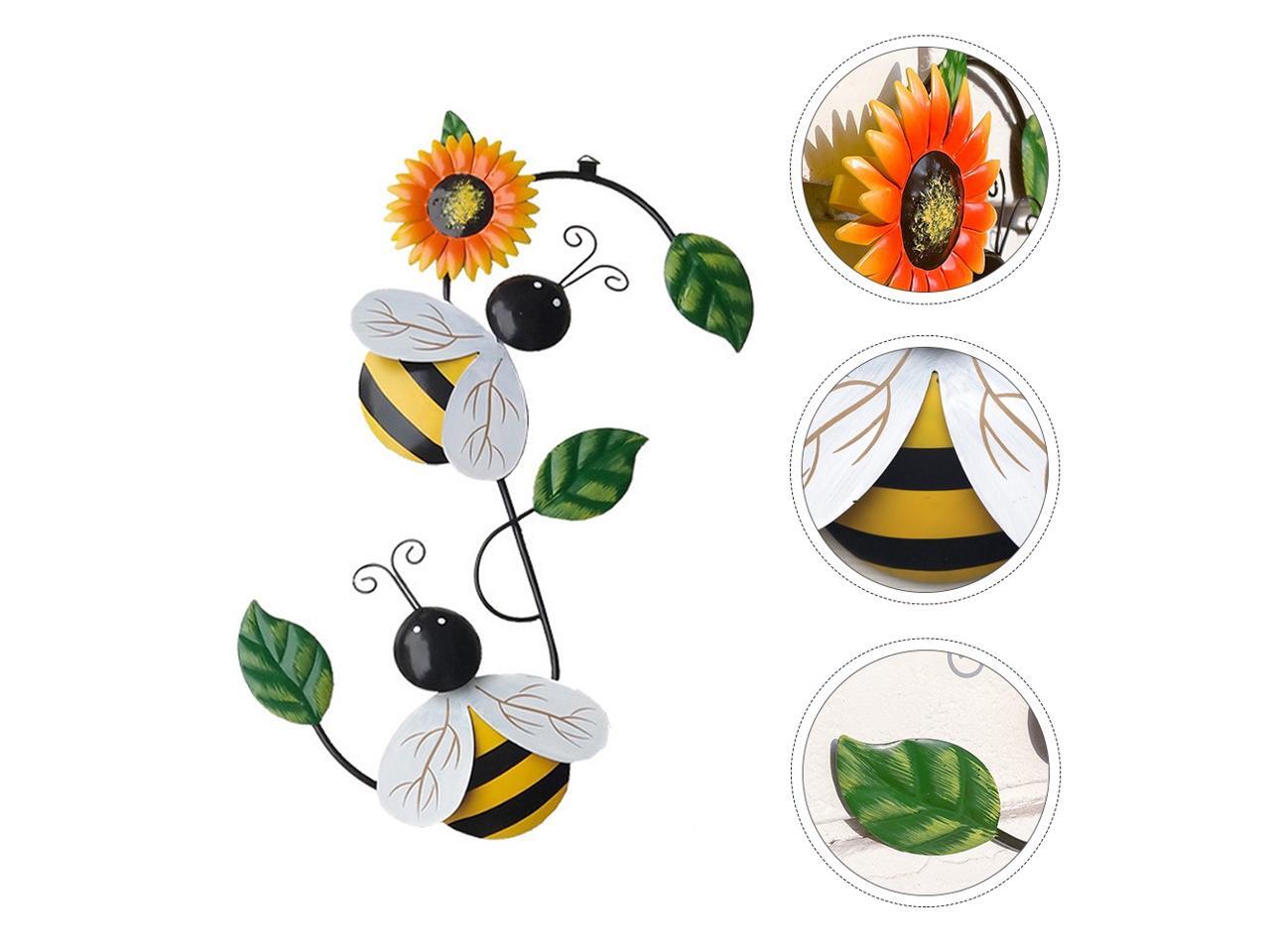 1Pc Garden Wall Ornament Safe Chic Nice Garden Art Decoration Outdoor