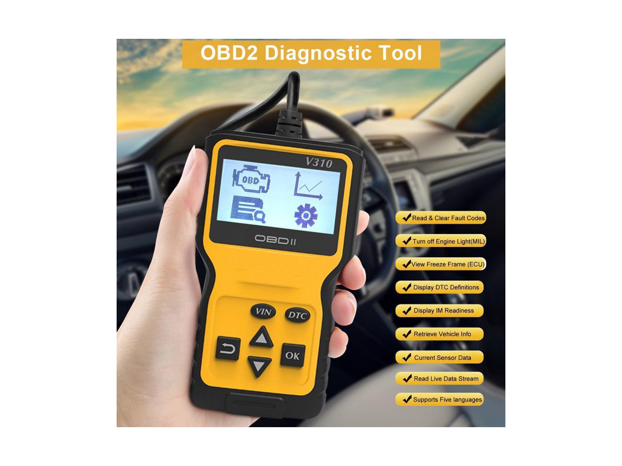 OS5100 OBDII Car Engine Check Code Reader OBD2 Scanner Auto Diagnostic Scan Tool