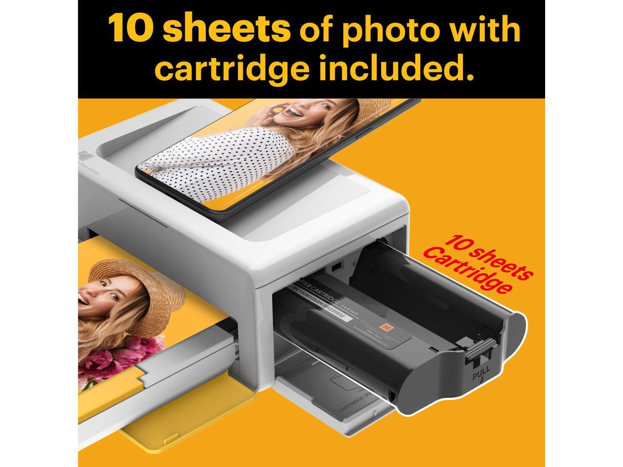 Kodak dock plus instant photo printer updated bluetooth portable