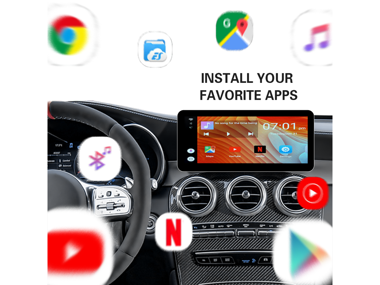 Адаптер picasou для потоковой передачи android через штатную систему carplay