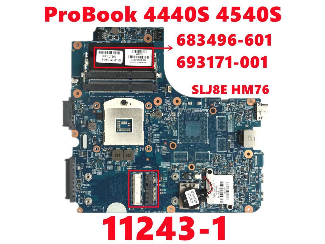 REFIT 683496-001 for probook 683496-001 683496-501 4540S 4440S Laptop Motherboard Quality Goods 100% Tested