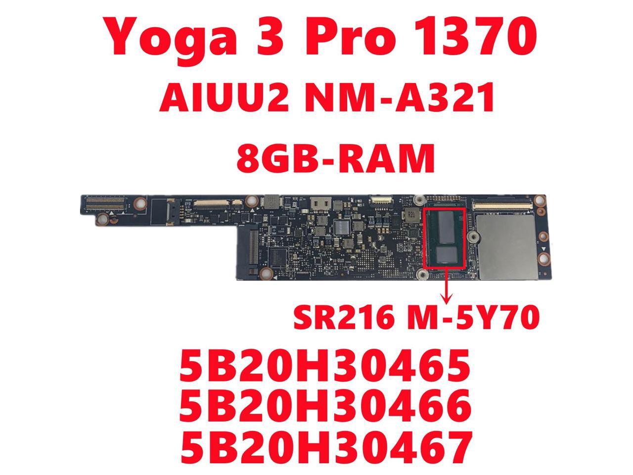 New Lenovo YOGA 3 Pro-1370 Intel M-5Y71 8GB AIUU2 NM-A321 Motherboard 