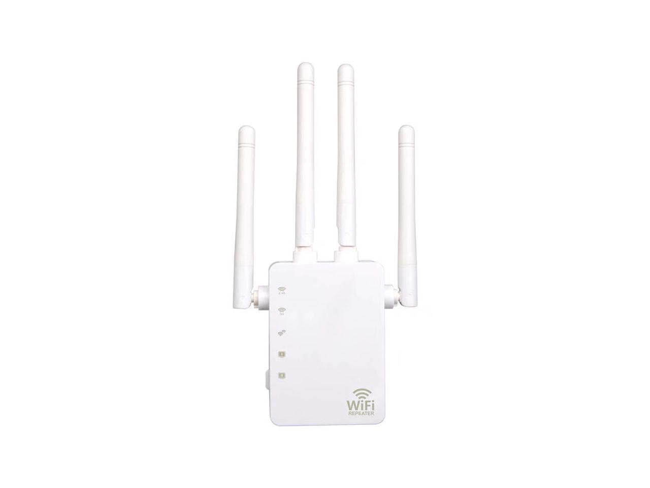 WiFi Range Extender, 1200Mbps WiFi Singal Booster Wireless Internet ...