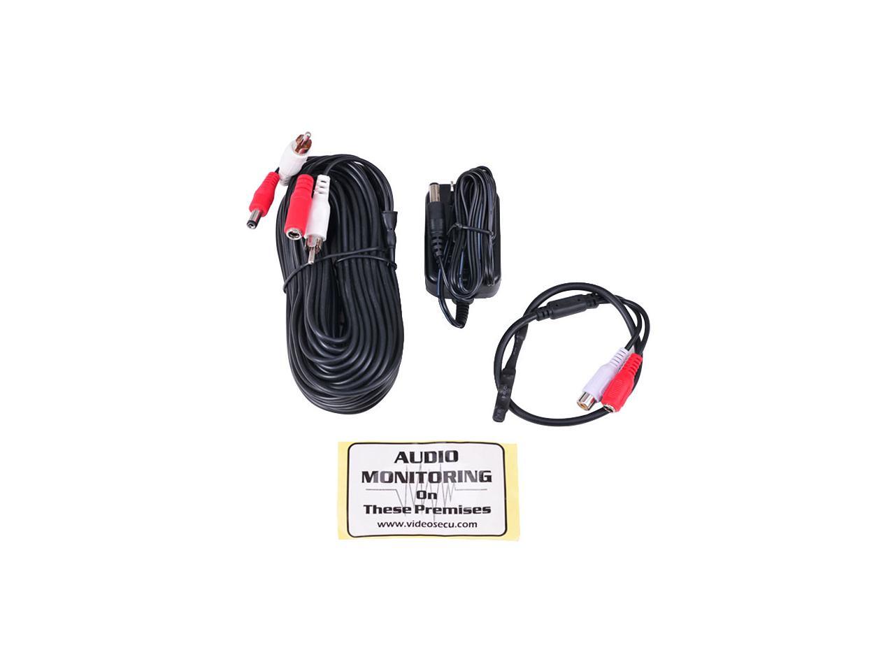 VideoSecu Audio Monitoring Recording High Sensitive Security Preamp