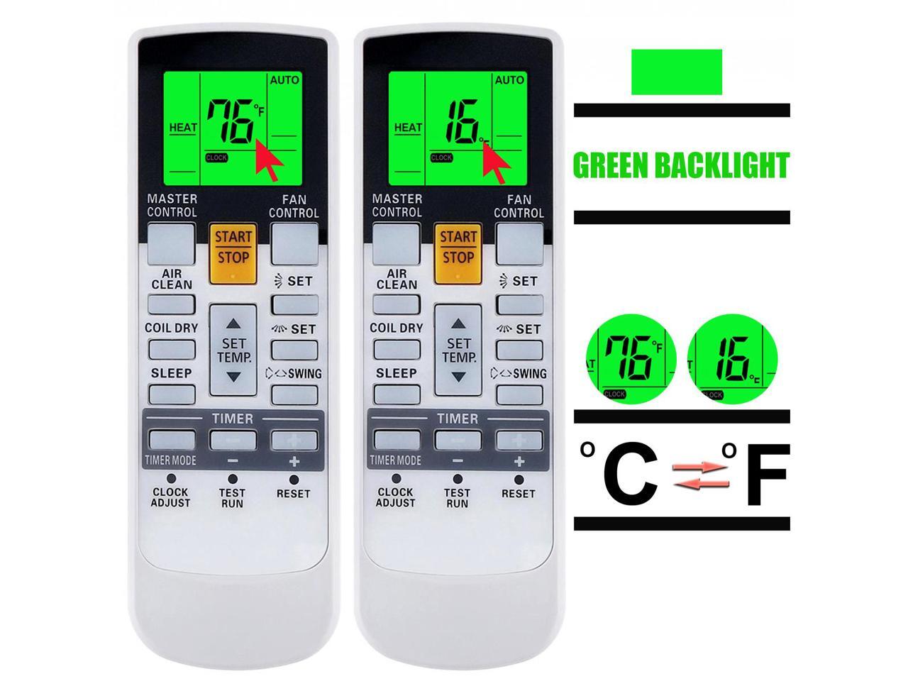 Replacement Remote Control for Fujitsu ASU12RLS ASU12RLS2 ASR15RLS