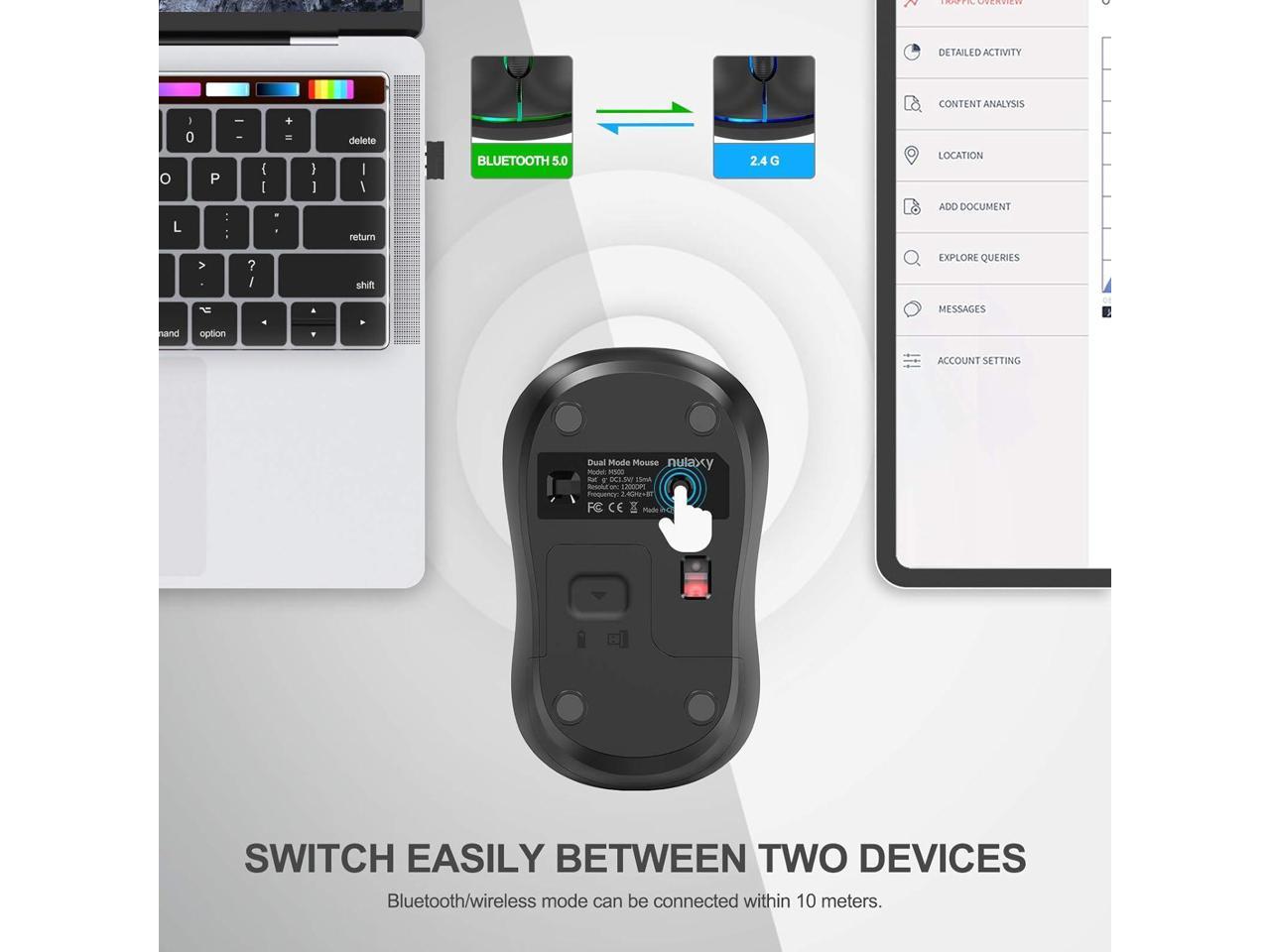 nulaxy bluetooth mouse