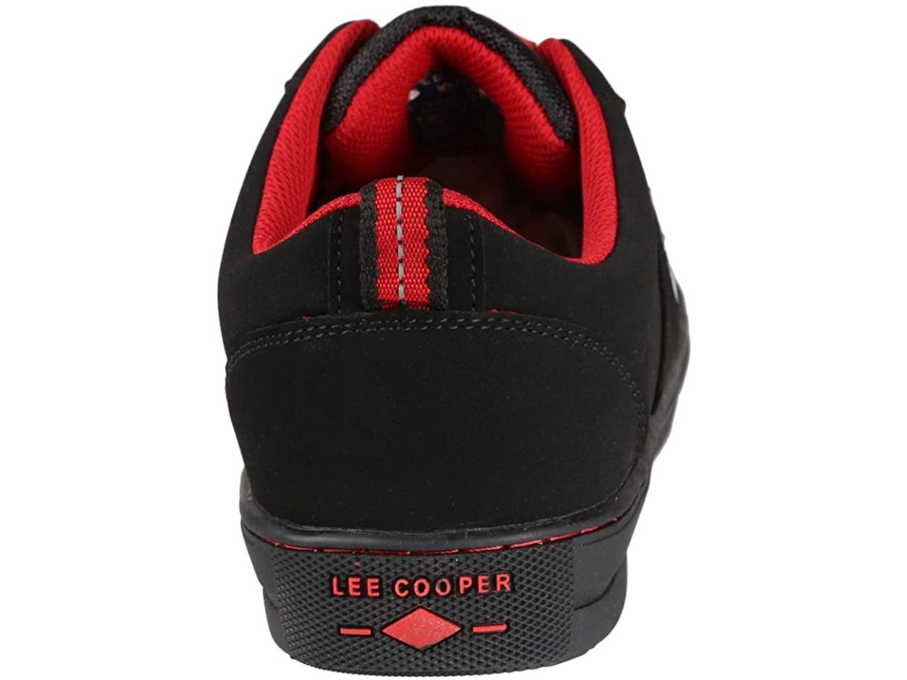 Lee Cooper Workwear LCSHOE054 Mens Womens Unisex PU 36 EU Black 3 UK Nubuck Leather Retro Work Safety Boots Baseball Trainer Shoes SB/SRA