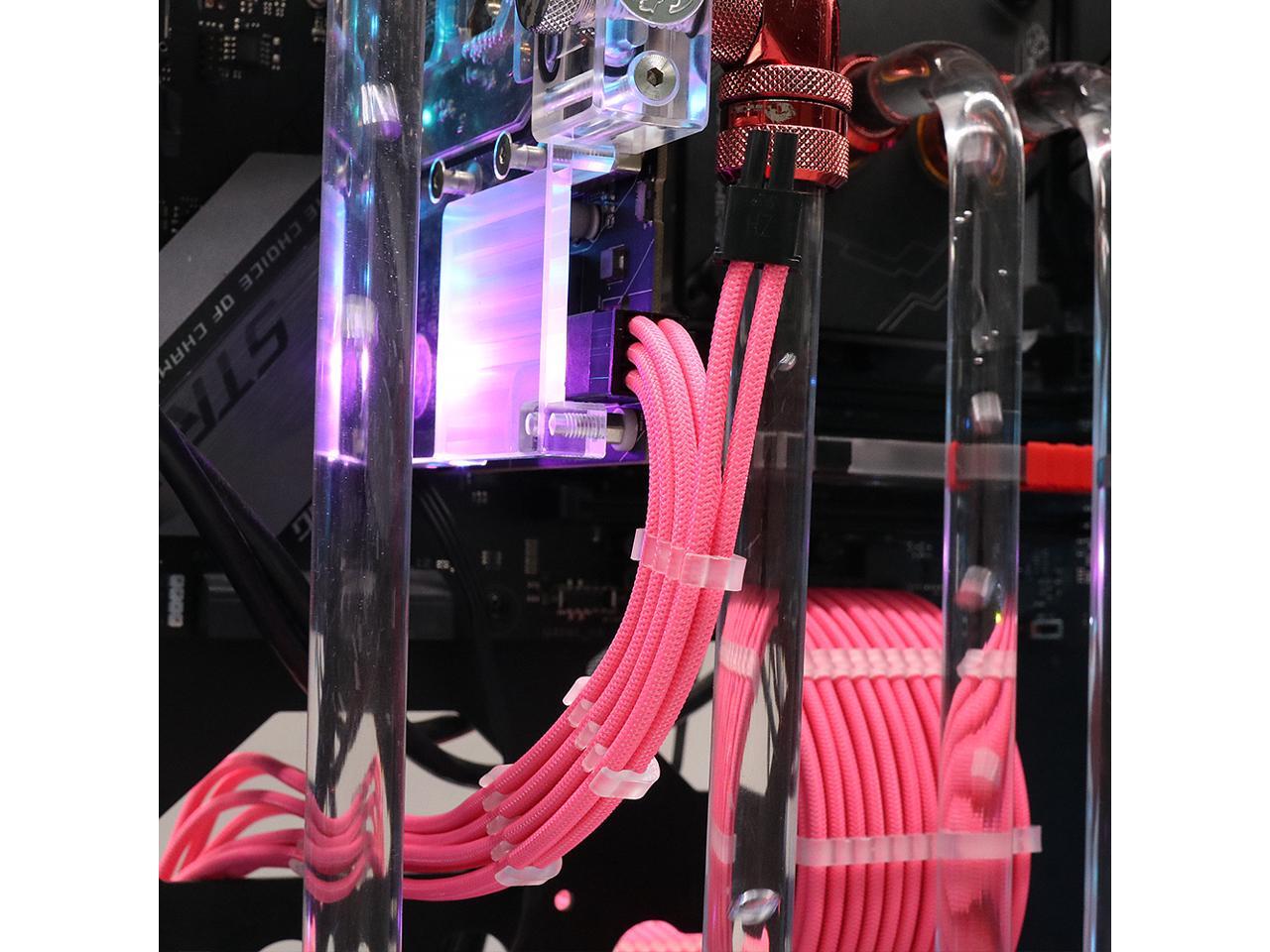 Hipesen Sleeved Cables PSU Extension Kit 18AWG 30cm ATX 24pin,CPU4+4