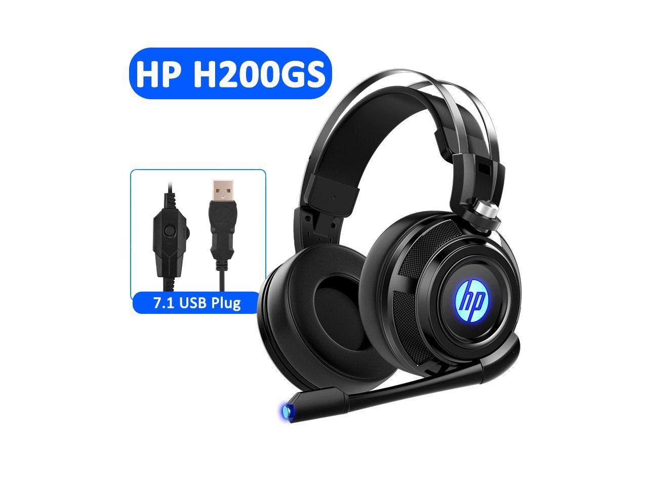 HP H200GS Wired Stereo Gaming Headset with mic, for PS4, Xbox One ...