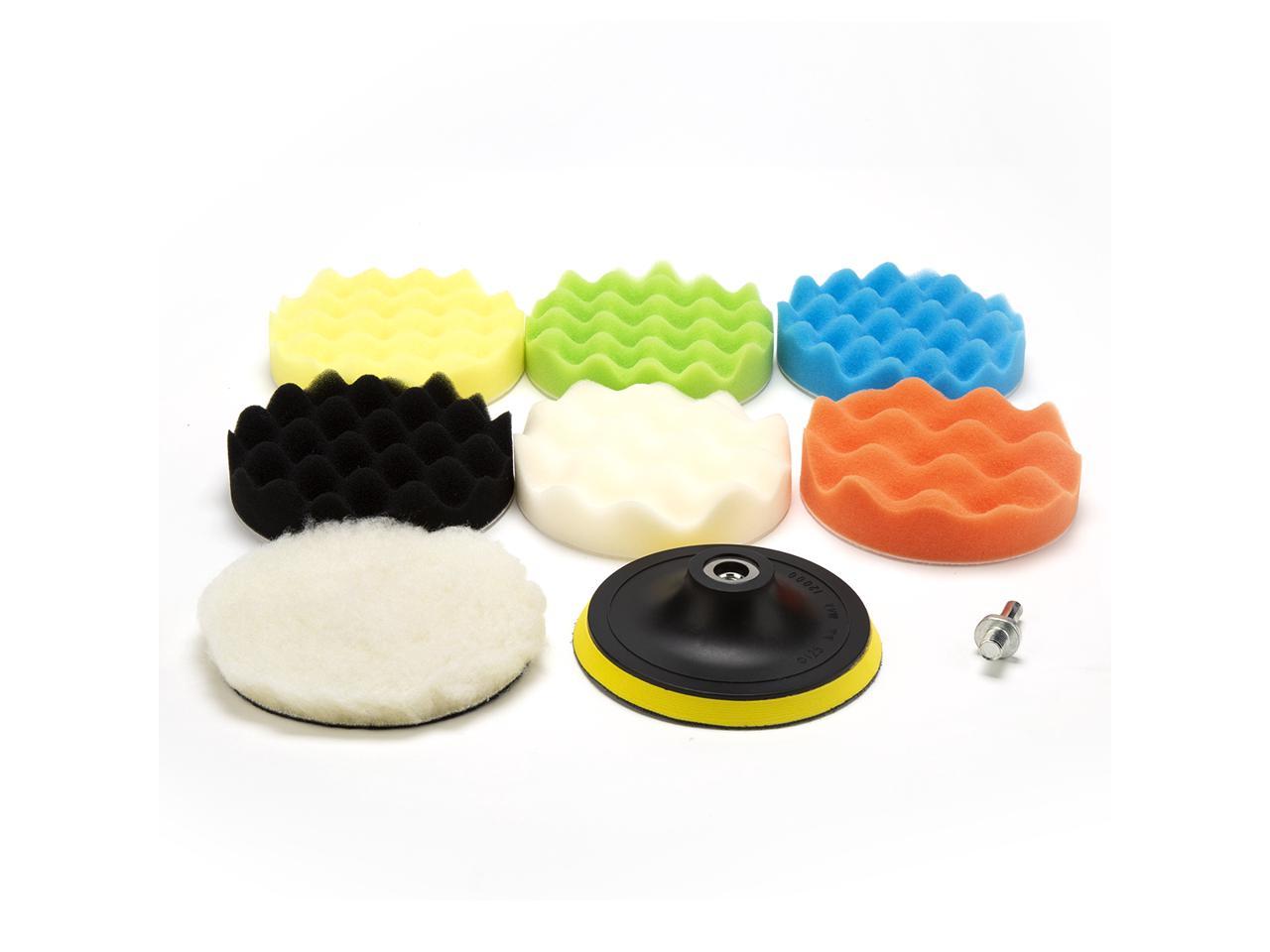 5 Inch Car Polishing Buffing Sponge Pads Kit Cars Polisher Buffer