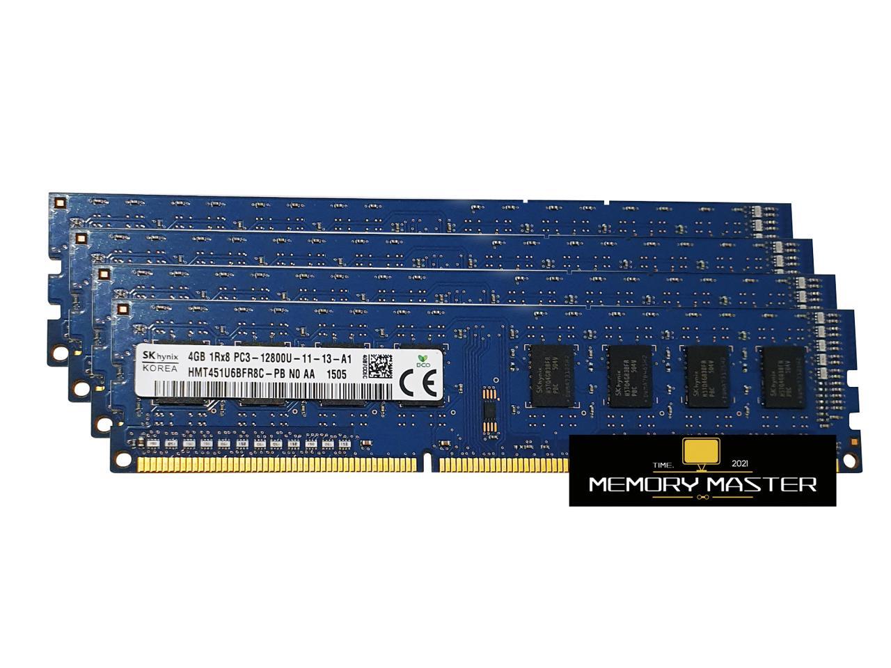 Hynix HMT451U6AFR8C-PB 16GB(4X4GB) DDR3 1600MHz Desktop PC RAM PC3 ...
