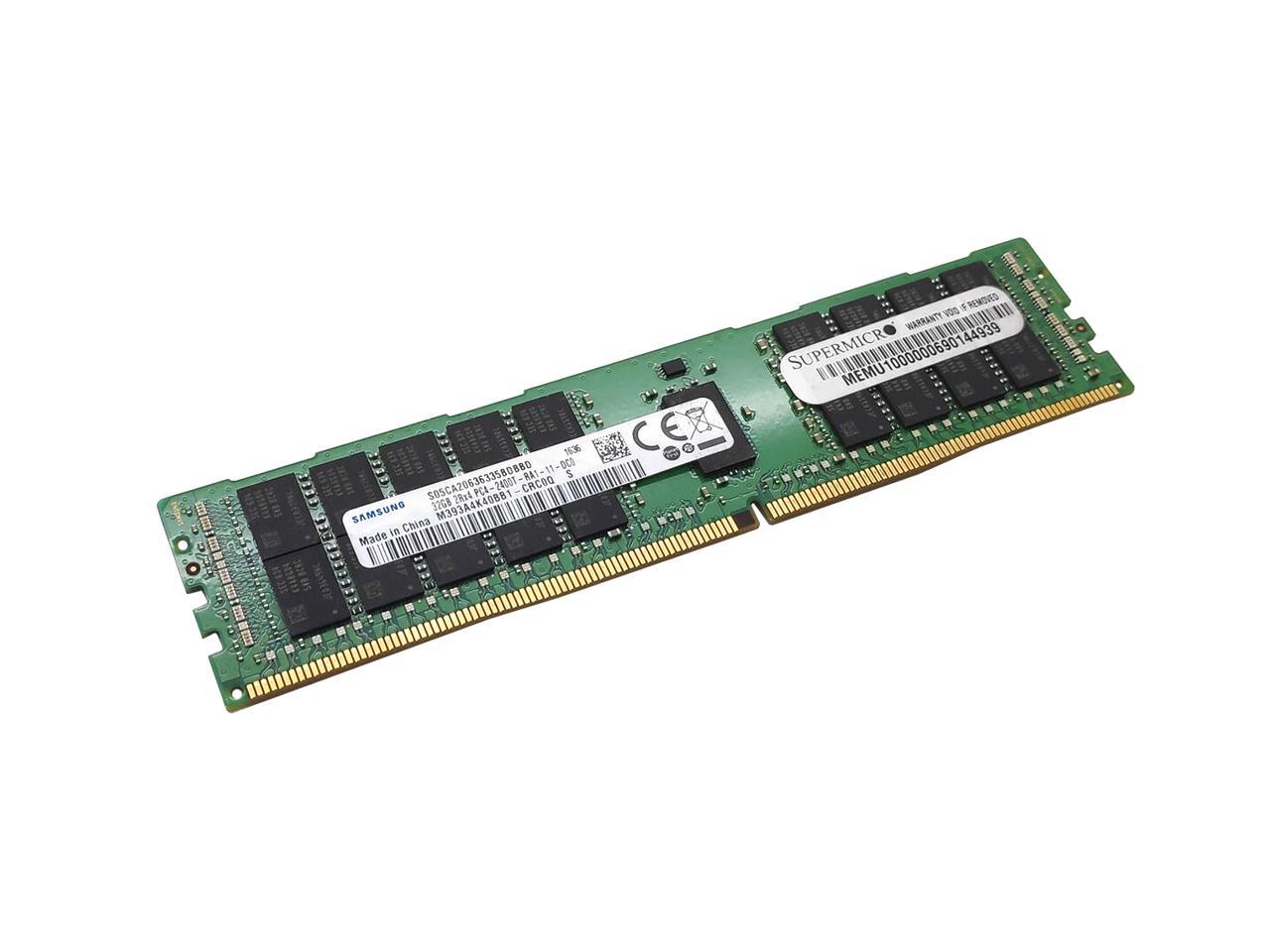 Server Memory Samsung 32GB DDR4 PC4-2400T ECC 19200MHz M393A4K40BB1-CRC0Q 
