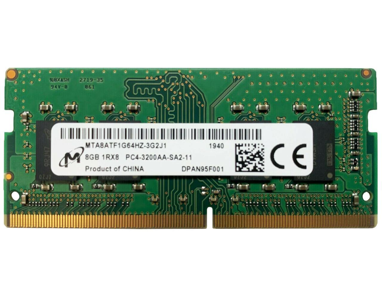 Micron 8GB 16GB PC4-3200AA DDR4-3200 PC4-25600 260pin Notebook Laptop Memory RAM 