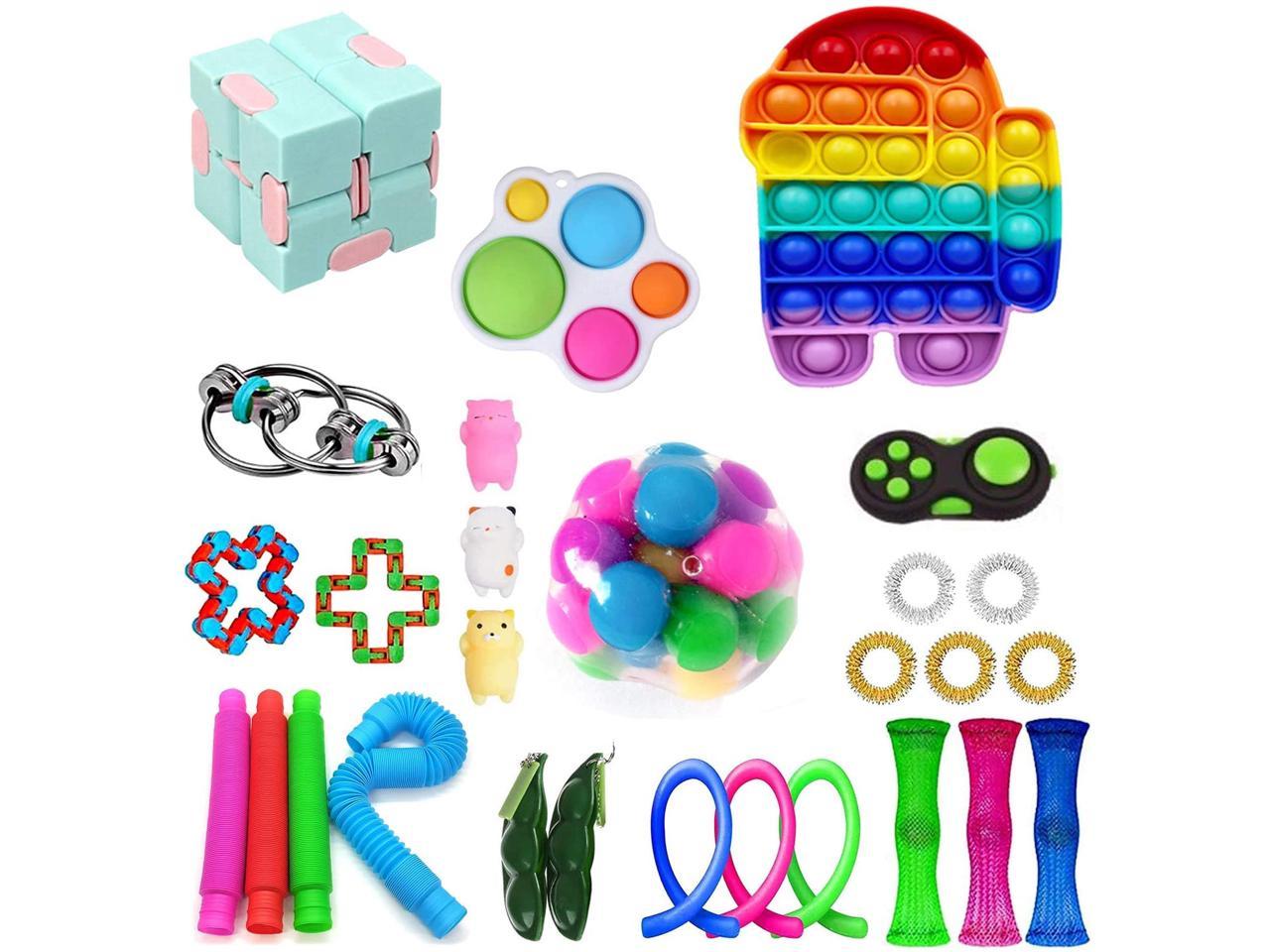 20 pièces Fidget Toy Set Stress Relief Hand Tools Sensor Bundle SENS Autism A 