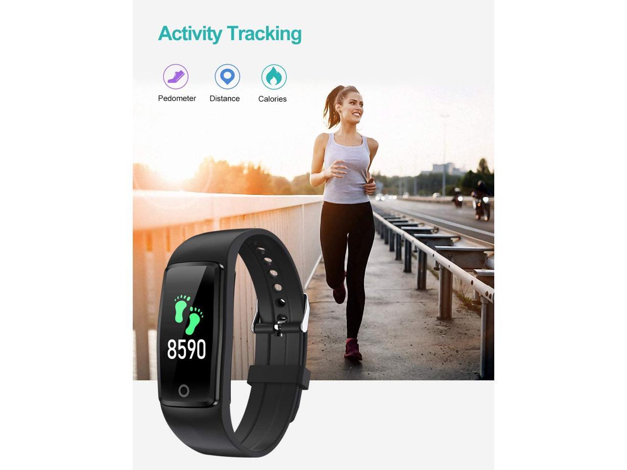 Great Gift for for Kids Teens Girls Boys Women Calories Burned Steps IP68 Waterproof Stopwatch with Pedometer ficnit Digital Non-Bluetooth Fitness Tracker Watch Distance Alarm Clock 