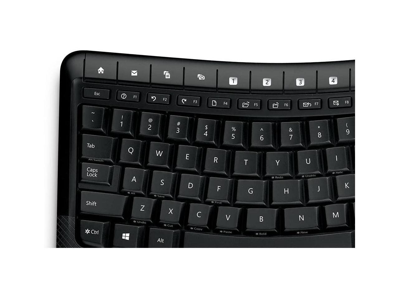 Microsoft Wireless Ergonomic Keyboard and Mouse Combo Desktop 5050