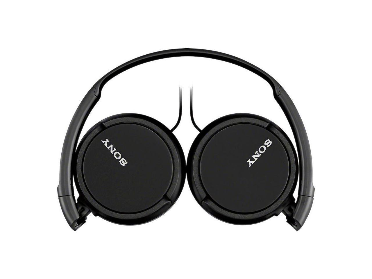 Sony ZX Series Wired On-Ear Headphones - Black - Newegg.com