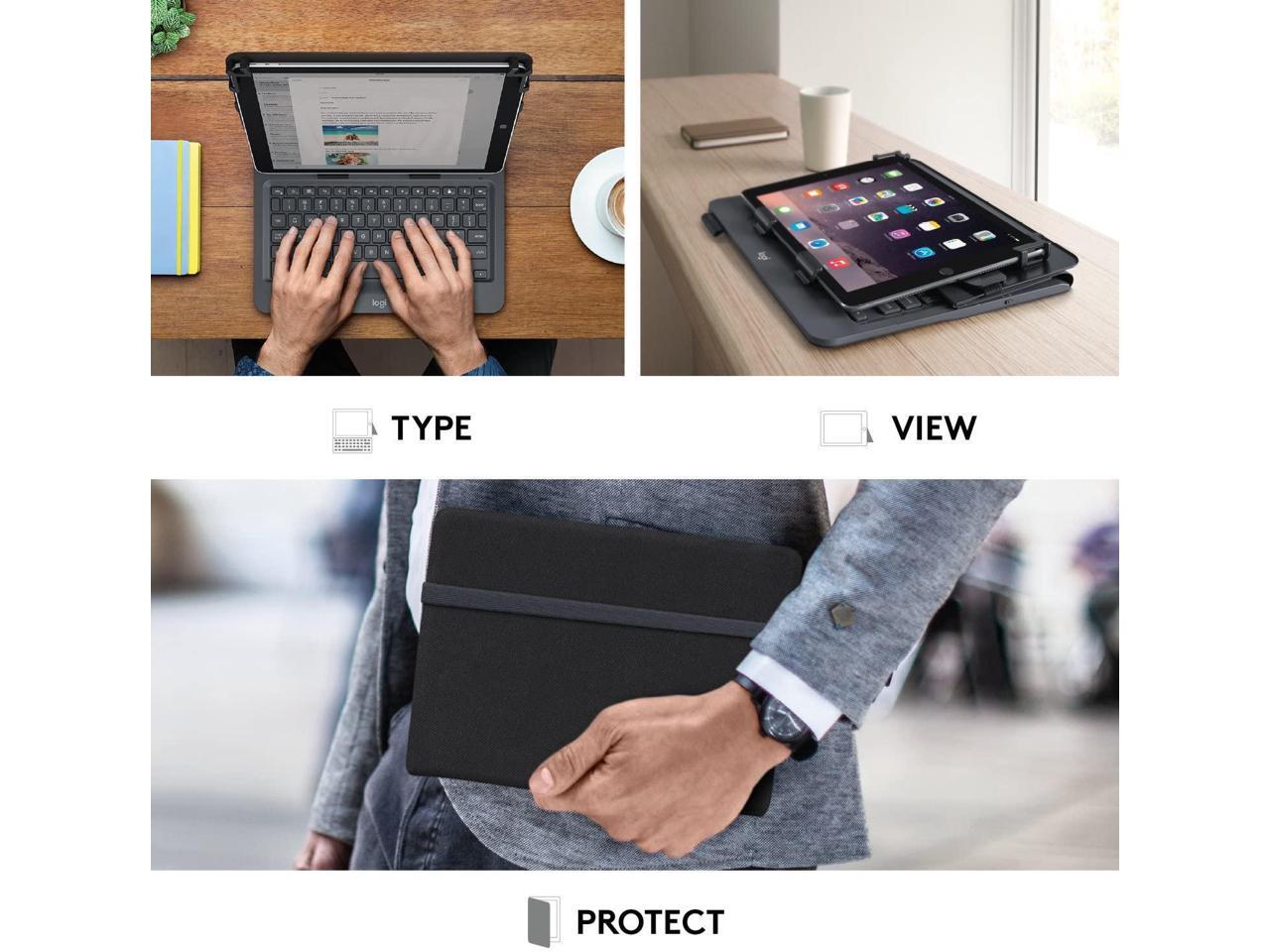 Logitech Universal Folio with Integrated Bluetooth 3.0 Keyboard for 9 ...