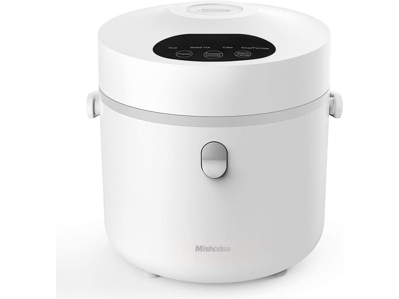 Mishcdea Small Rice Cooker, Personal Size Cooker for 1-2 People 