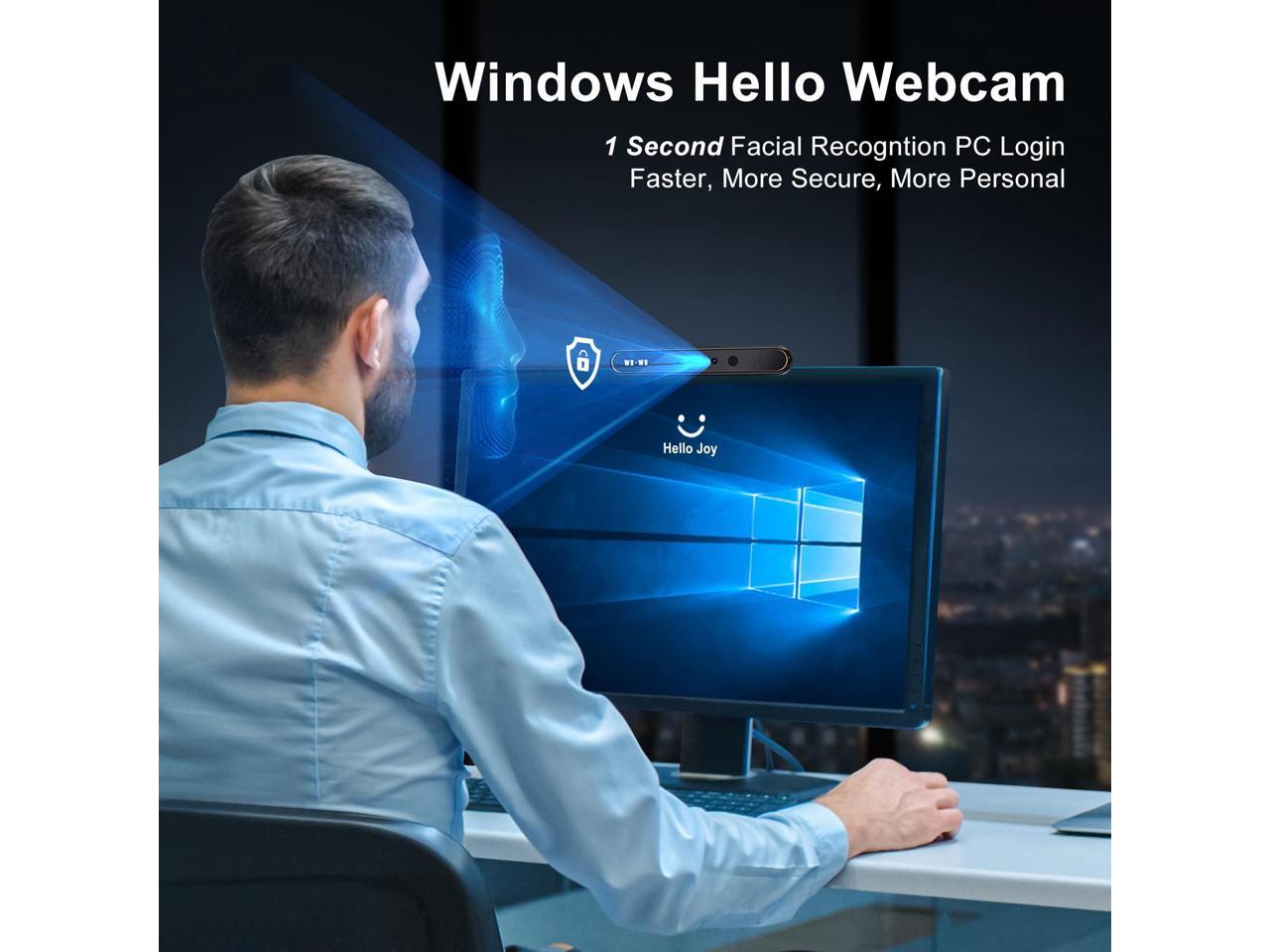 wowe Windows Hello Face Recognition cam for Instant Login with