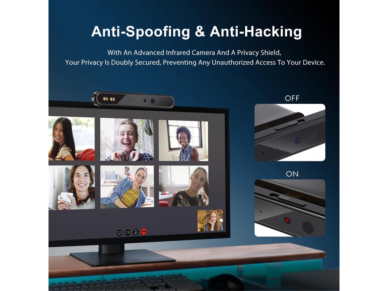 wowe Windows Hello Face Recognition cam for Instant Login with