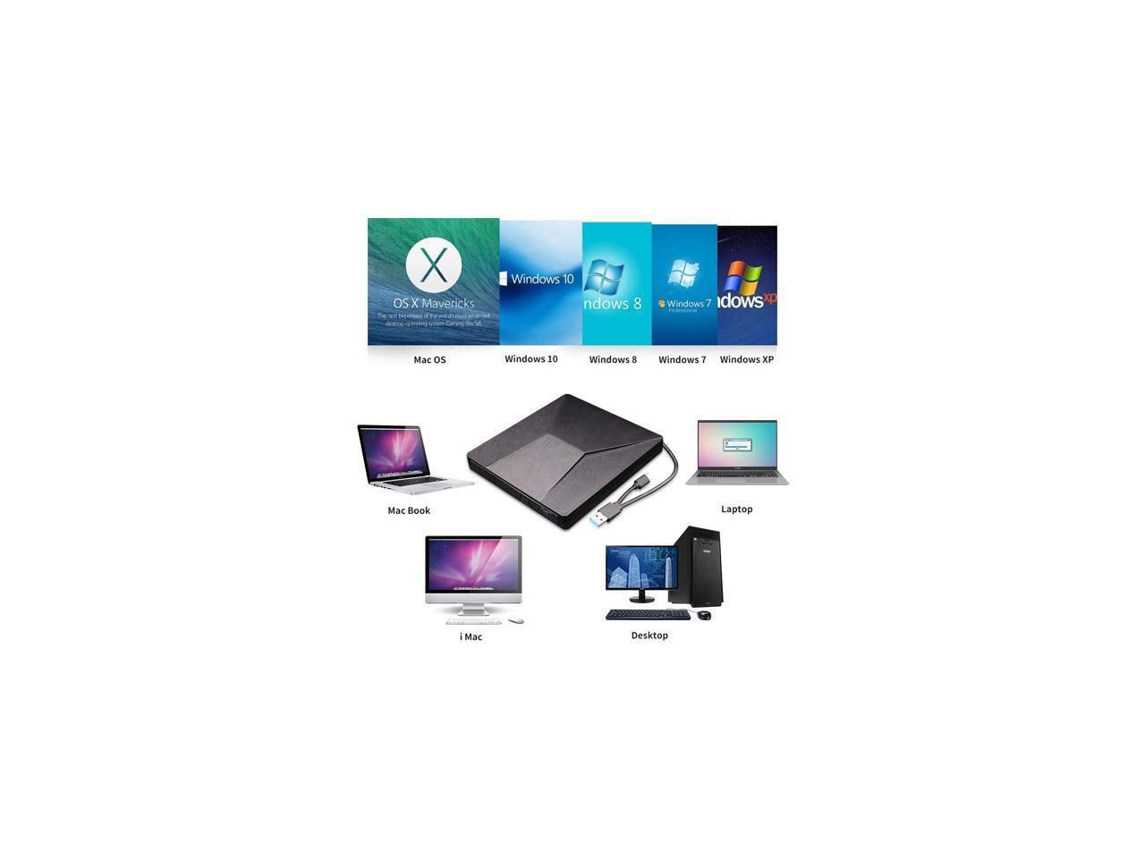 External Bluray DVD drive MthsTec USB 3.0 and TypeC Bluray burner