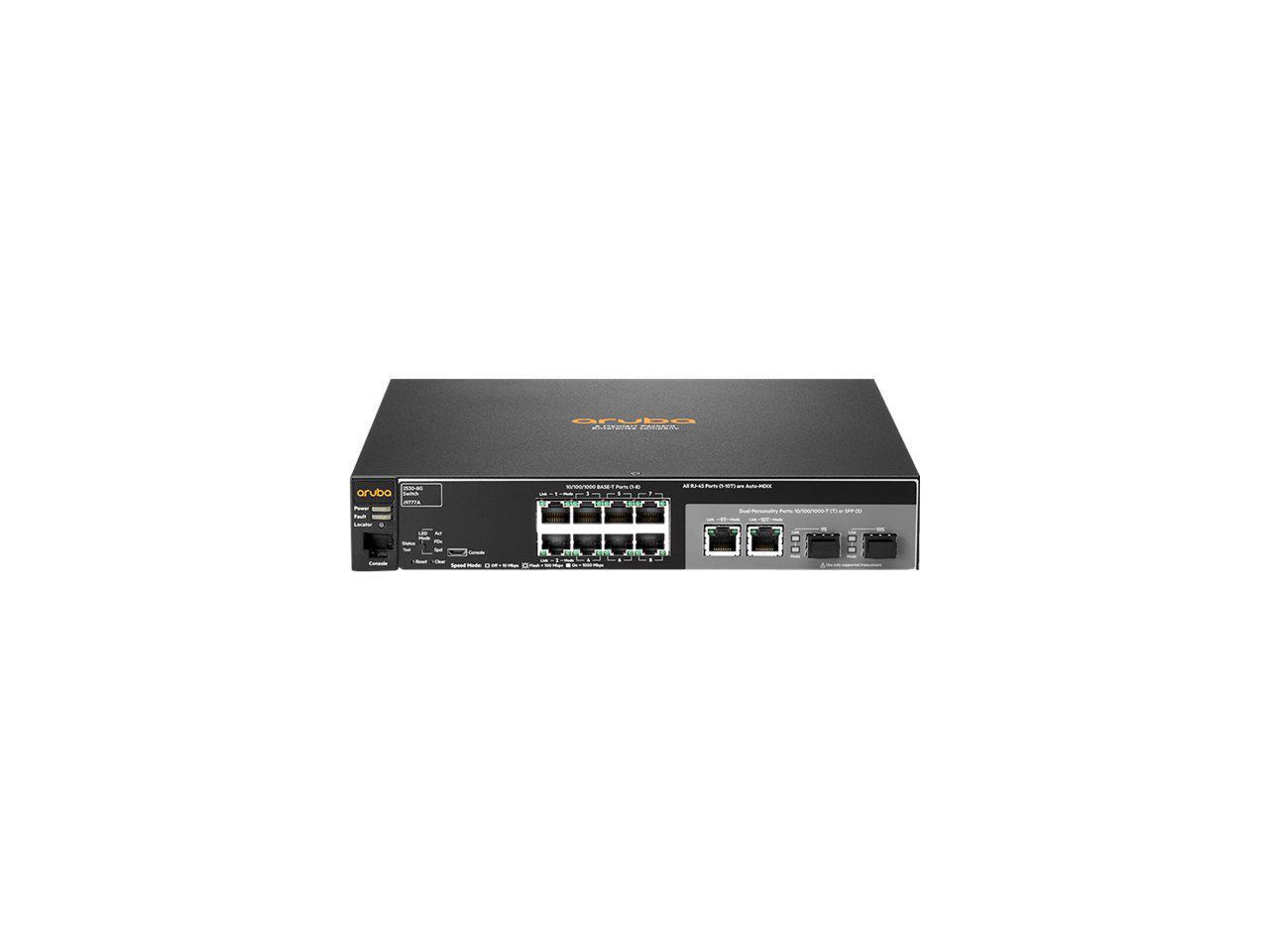 HPE Aruba 25308G switch J9777A 8 ports managed rackmountable Newegg.ca