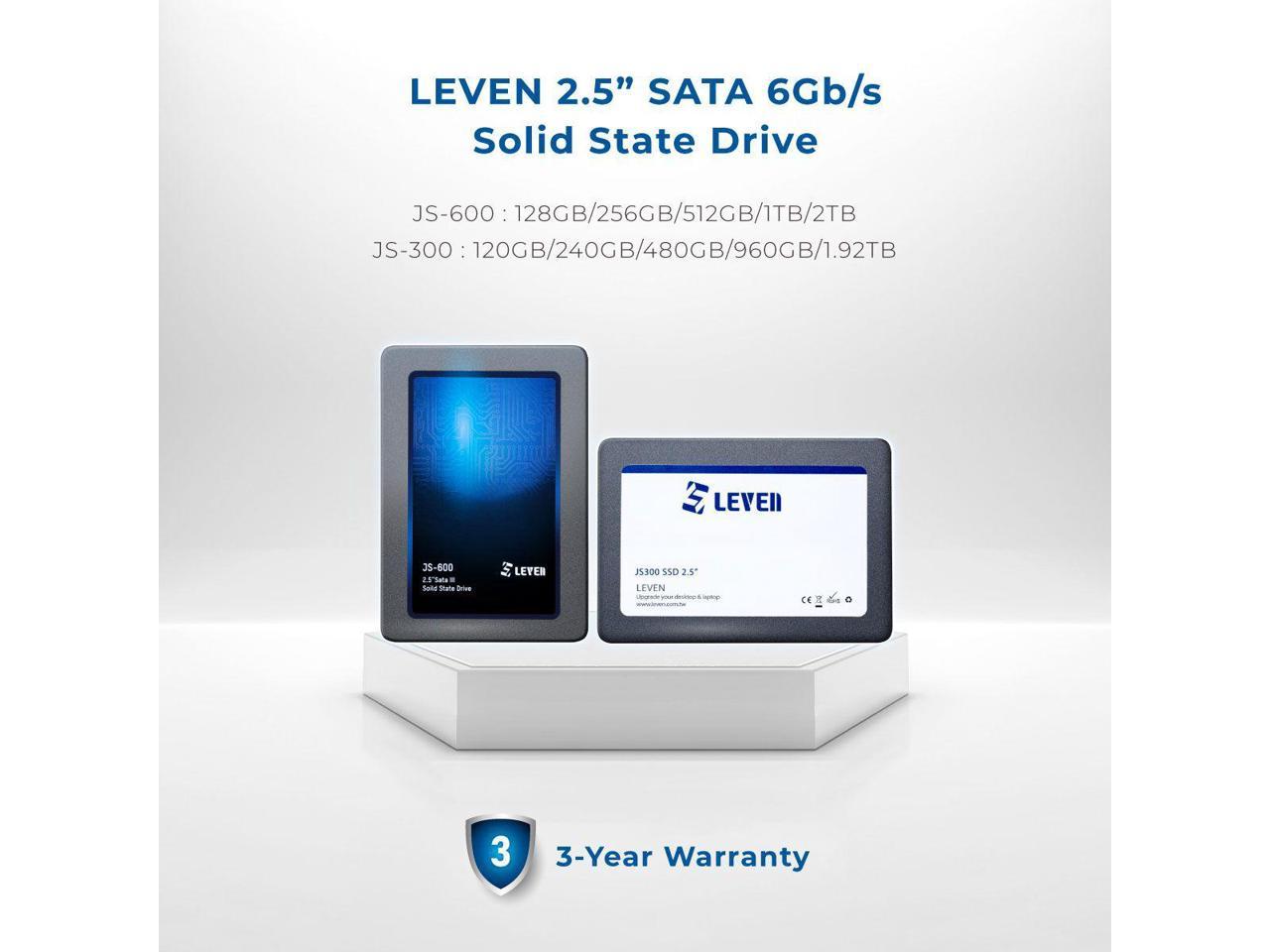 LEVEN SSD 1.92TB 3D NAND TLC SATA III Internal Solid State Drive - 6 Gb/s,  2.5 inch /7mm (0.28