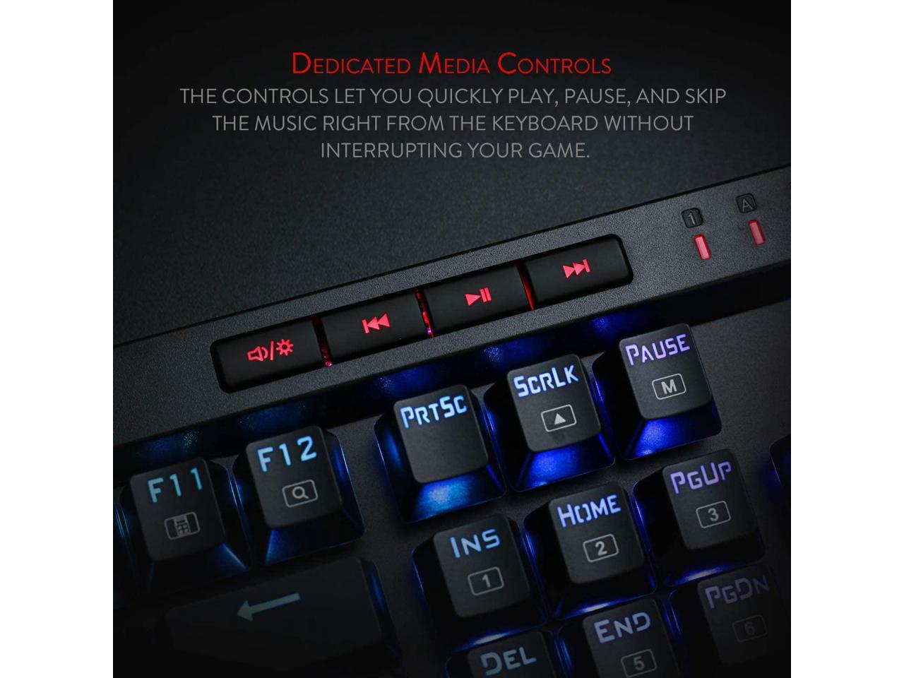 Redragon K580 VATA RGB LED Backlit Mechanical Gaming Keyboard With ...