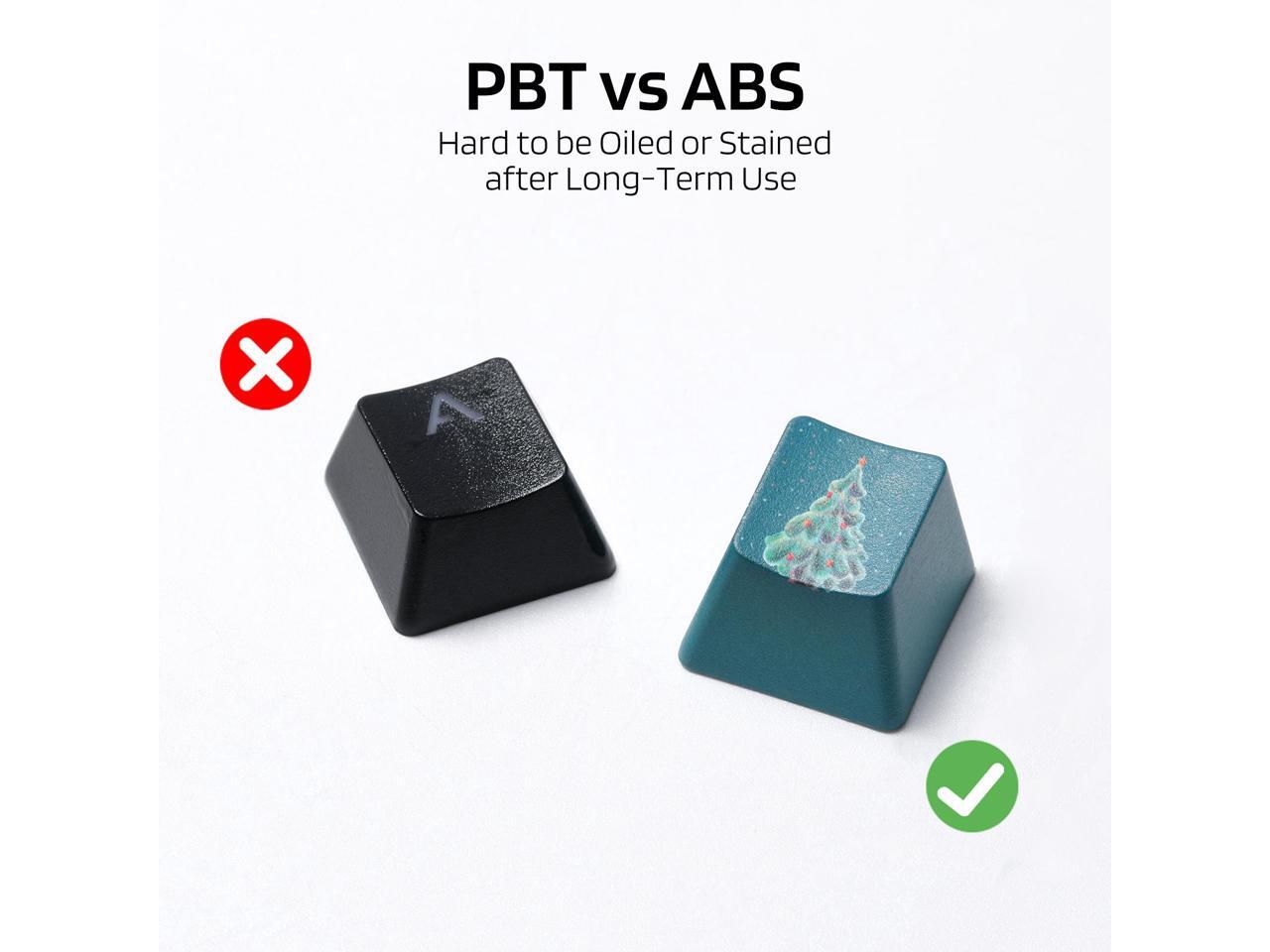 LTC LavaCaps PBT 104 Keycaps Set, Sublimation Thick PBT Keycaps for