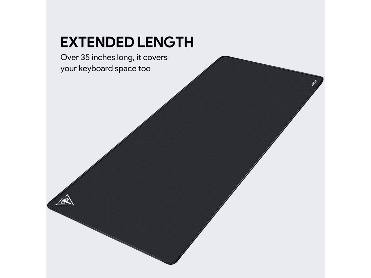 AUKEY Gaming Mouse Pad Large XXL (35.4 x 15.75 x 0.15in) Thick Extended
