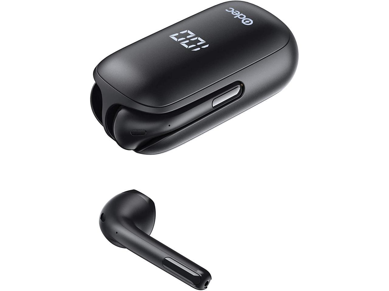 Bluetooth 5.0 Wireless Headphones One-button Control IPX7 Waterproof & Built-in 