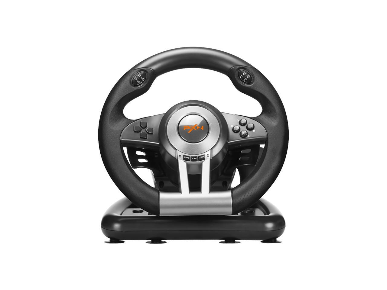 PXN V3II PC Racing Wheel, USB Car Race Game Steering Wheel with Pedals