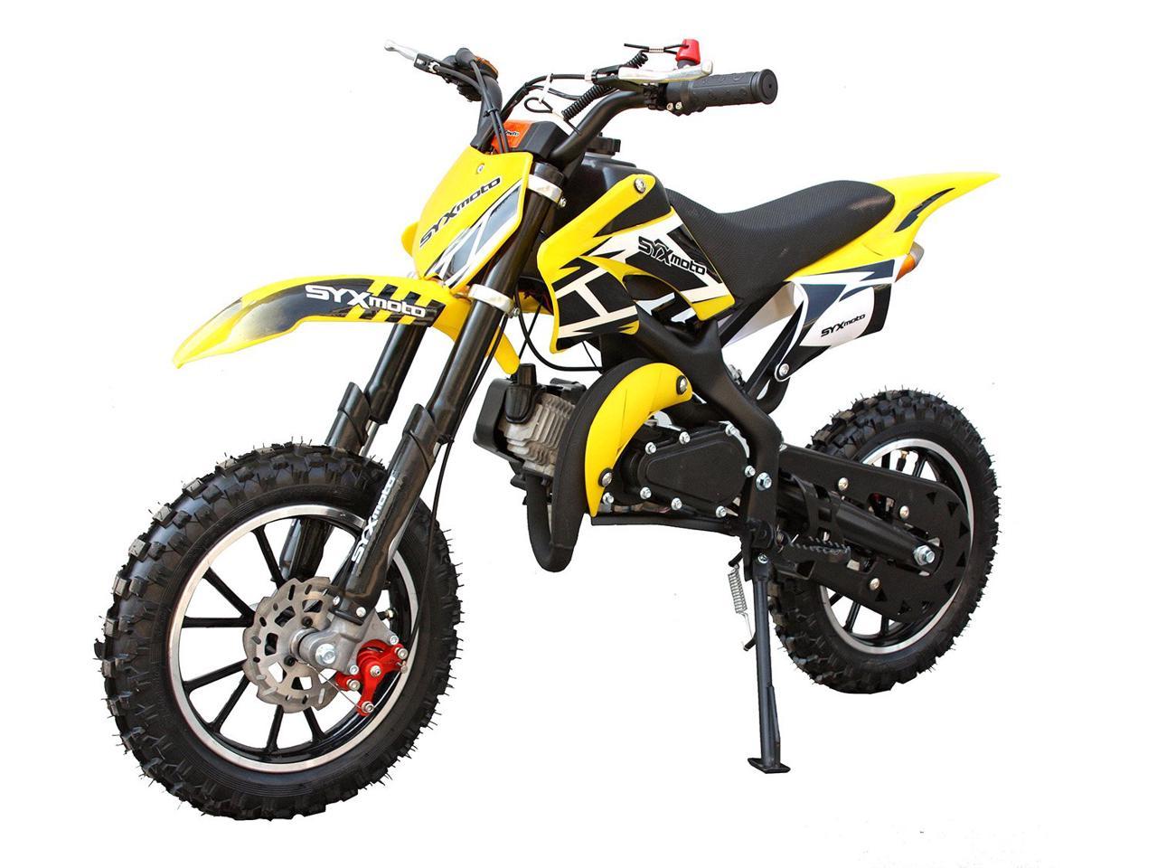 SYX MOTO Kids Dirt Bike Holeshot 50cc Gas Power Mini Dirt