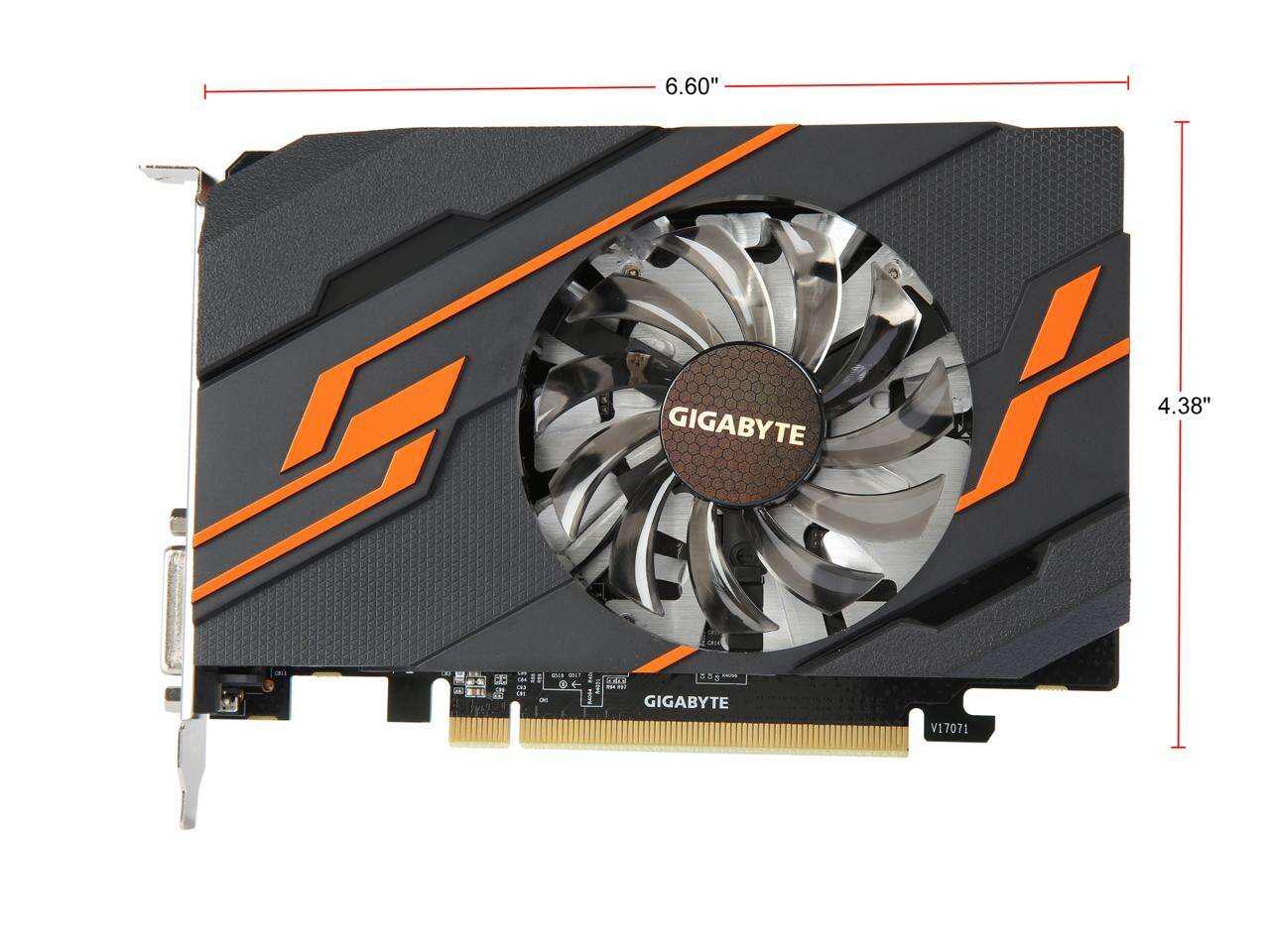 Gigabyte nvidia geforce gt 1030 gv n1030oc 2gi 2гб gddr5 oc ret обзор