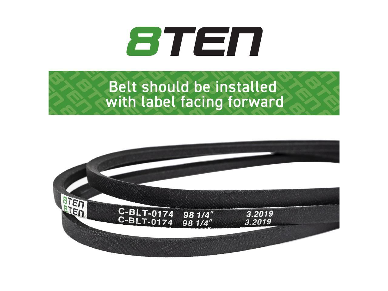 8TEN Deck Drive Belt for John Deere 42 inch LT133 LT155 LT160 LT166