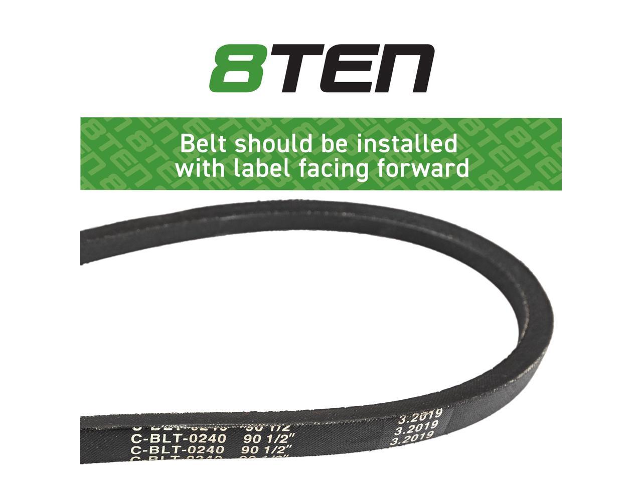 8TEN Variable Speed Drive Belt for Craftsman Cub Cadet MTD Toro T1200