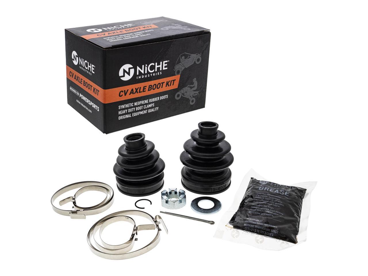 NICHE Front CV Axle Boot Kit For Suzuki King Quad 750 500 54931-31G21 54930-31G21 ATV 